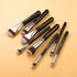 Eigshow Beauty Face 8 PCS SCULPT AND BLEND BRUSH KIT - BRIGHT SILVER